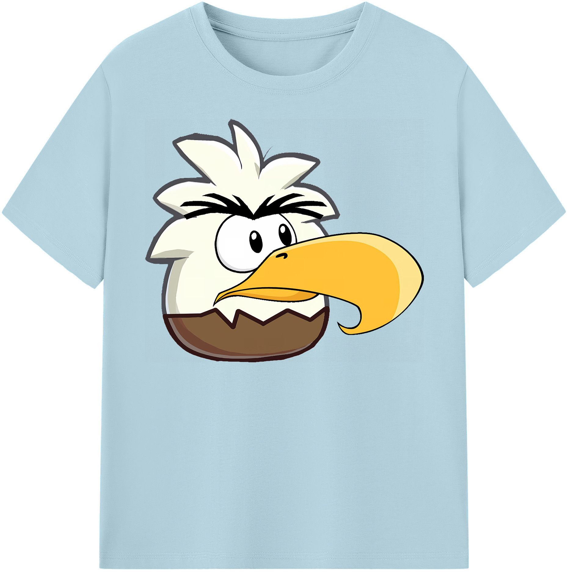 （画像用） Angry Birds アングリーバード 綿100％半袖Tシャツ（フロントプリント）